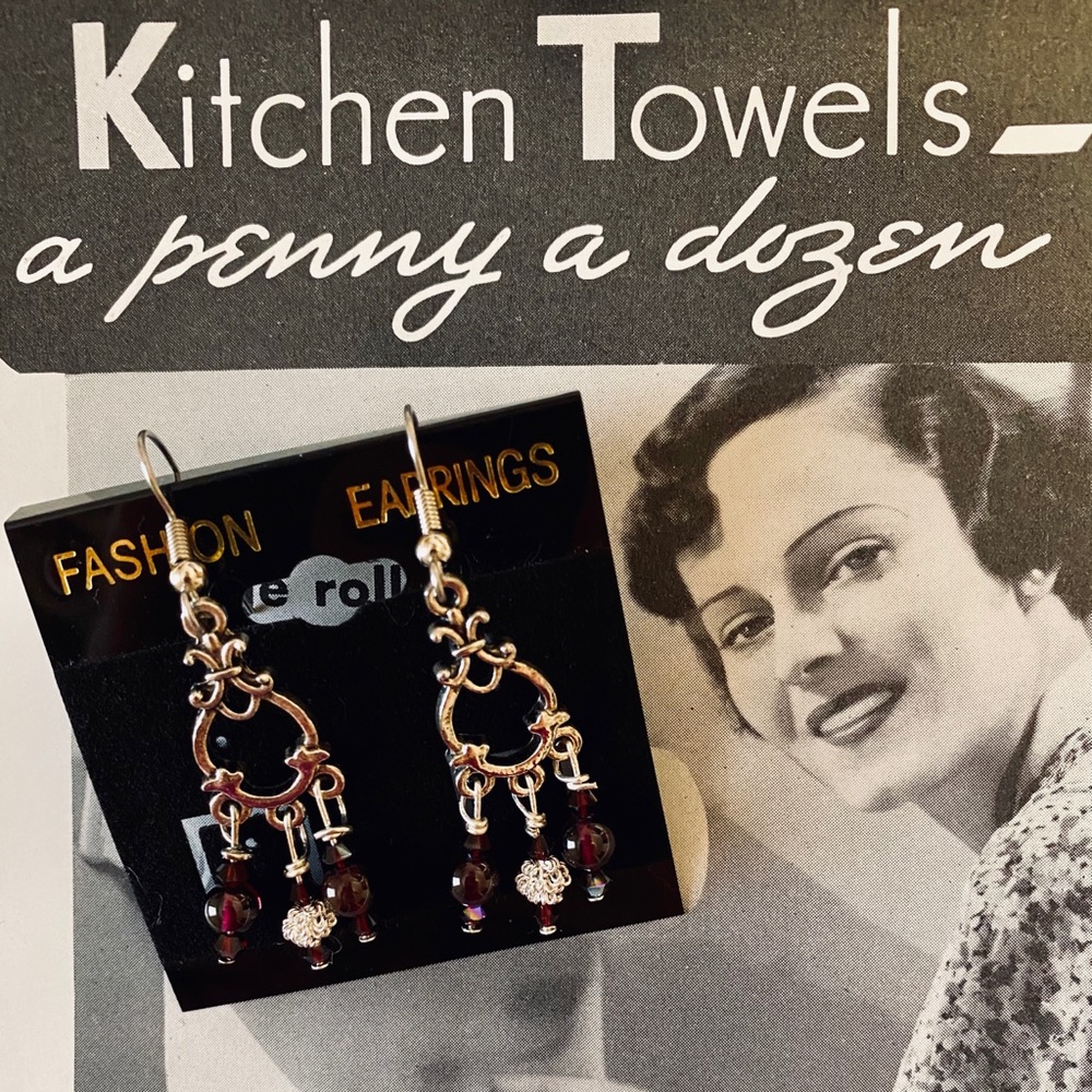 Artisan earrings 🖤